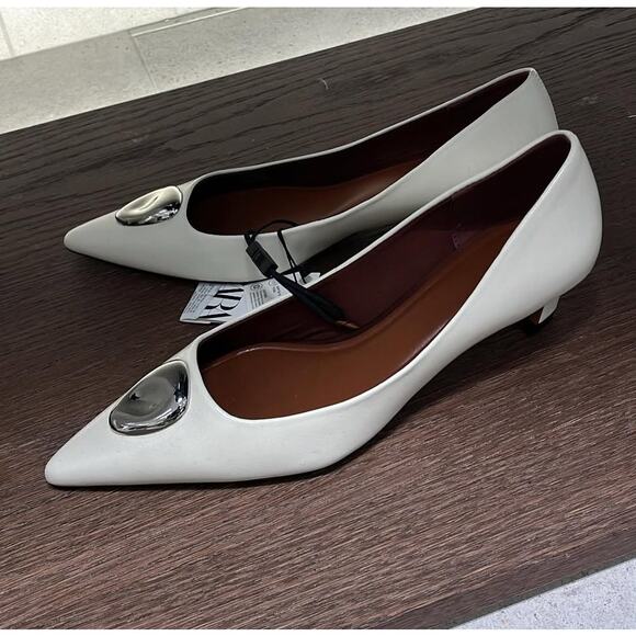 ZARA Embellished Heels NWT - Picture 12 of 16